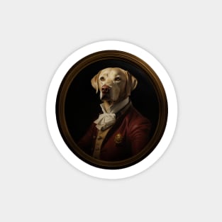 Victorian Noble Labrador Retriever - Oil Painting Style Sticker